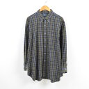 ラルフローレン Ralph Lauren 長袖 ボタンダウンチェックシャツ メンズXL /wbd7010 【中古】 【190510】