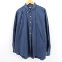 ラルフローレン Ralph Lauren 長袖 ボタンダウンシャツ メンズXXL /wbh9382 【中古】 【190914】【PD1910】【TS2001】