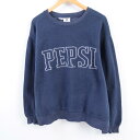 ショッピングロゴス NOTHING ELSE IS A PEPSI PEPSI ペプシコーラ 表起毛 ロゴスウェット トレーナー メンズXL /wbh9301 【中古】 【190914】【PD1910】【CS2003】【【SS2003】】