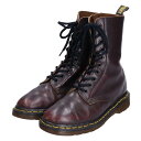 ドクターマーチン Dr.Martens 10ホールブーツ 英国製 UK5 レディース23.5cm /boo9499 【中古】 【191114】