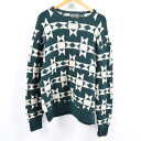 80〜90年代 ラルフローレン Ralph Lauren POLO COUNTRY ポロカントリー 総柄 HAND KNIT ハンドニット ウールニットセーター メンズXL ヴィンテージ /wbj8302 【中古】 【191114】【PD191219】【CS2003】【【SS2003】】
