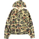 80年代 Cabela's ダックハンターカモ 迷彩 ポリコットンパーカー USA製 レディースL ヴィンテージ /wbj7628 【中古】 【191118】【PD191219】【TS2001】【ws2001】【【WS2001】】
