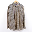 90年代 トミーヒルフィガー TOMMY HILFIGER 長袖 ボタンダウンストライプシャツ メンズXL ヴィンテージ /wca002766 【中古】 【200109】【PD2003】