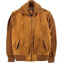 80年代 シアーズ Sears SPORTSWEAR スエードレザー切替 ニットブルゾン メンズL ヴィンテージ /eaa002188 【中古】 【200124】【PD203-3】【SS2009】【JS2010】