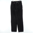 リーバイス Levi's 512 SLIM FIT STRAIGHT LEG ブラックジーンズ ストレートデニムパンツ レディースL(w29) /wbj1682 【中古】 【200215】