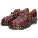 ドクターマーチン Dr.Martens ストラップシューズ 英国製 UK4 レディース22.5cm /bor0002 【中古】 【200322】