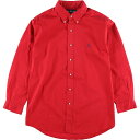JAMリメイク パールボタン ラルフローレン Ralph Lauren 長袖 ボタンダウンシャツ レディースXL /eaa023927 【中古】 【200424】