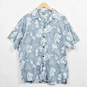 オーシャンパシフィック Ocean pacific 総柄 オープンカラー ハワイアンアロハシャツ メンズXL /eaa026939 【中古】 【200426】【SS2009】【JS2010】