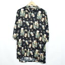 CAMPIA 総柄 レーヨン ハワイアンアロハシャツ メンズXXL /eaa033451 【中古】 【200516】【SS2009】