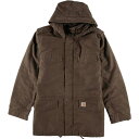 カーハート Carhartt ヒックマンコート フード取り外し可能 エポレット フィールドパーカー モッズコート メンズL /eaa077348 【中古】 【200911】