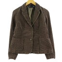 (r)elativity 総柄 コーデュロイ テーラードジャケット レディースS /eaa101373 【中古】 【201116】【KF2012】【SS2101】【CS2101】