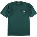 ビッグサイズ カーハート Carhartt ワンポイントロゴポケットTシャツ メンズXXXL /eaa158716 【中古】 【210506】