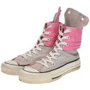 80年代 コンバース CONVERSE ボックスロゴ スーパーハイカット スニーカー USA製 US4 1/2 レディース22.0cm ヴィンテージ /saa005273 【中古】 【210528】