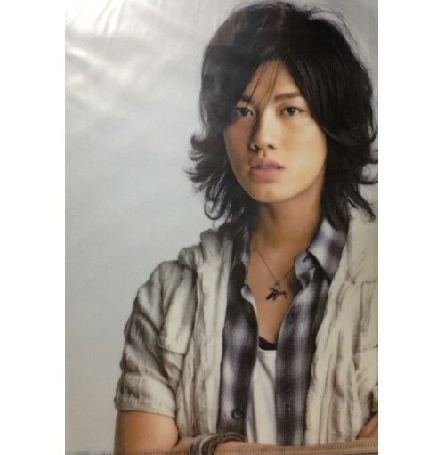 KAT-TUN 【クリアファイル】・赤西仁　jin akanishi☆・・ 「TOUR 2007 cartoon KAT-TUN II You （白ブル）」☆コンサート会場販売・