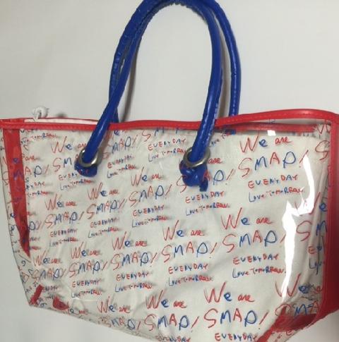 【中古】SMAP・・【トートバッグ】・☆コンサート会場販売グッズ