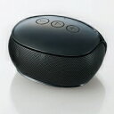 【ポイント最大21倍★7/10 7/25】ELECOM Bluetoothモノラルスピーカー スマホ用 ブラック 1台
