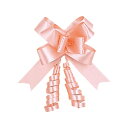 リボンボウ 15mm巾 サーモン 1個(50本)【イージャパンモール】