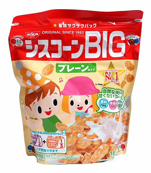 ★まとめ買い★　日清シスコ シスコーンBIGプレーンタイプ 180g　　×6個【イージャパ…...:japan-ds:11349291