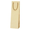 【キャッシュレス5%還元】Kバッグ ワイン1本 クラフトエンボス (10枚)【イージャパンモール】