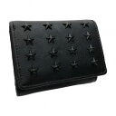 【送料無料】Pisoraro(ピソラロ) カラースタースタッズ BOXコインミニウォレット ブラック PR65【生活雑貨館】