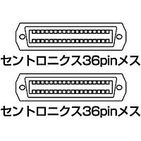 サンワサプライ　ジェンダーチェンジャー(セントロニクス系コネクタ)　C36S-FF【代引不可】【パソコングッズ館】