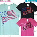【Tシャツ均一セール】DA MISS(ダミス)女性用(レディース)アメリカン Tシャツ 半袖 ジムトレ ダンス 吸汗速乾 消臭抗菌 4180-0418【14FW】【メール便指定可能】◇
