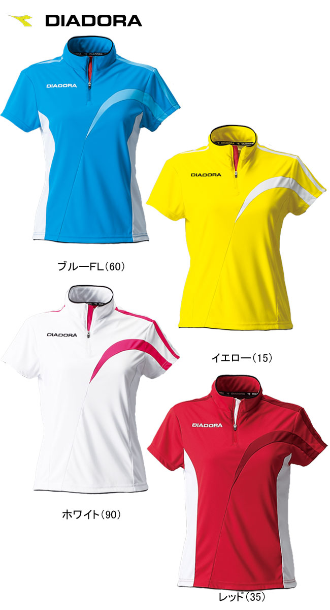 【30％OFF】DIADORA（ディアドラ）/TENNIS(テニス)/女性用（レディス）/Wゲームシャツ（Tシャツ・半袖）/M・Lサイズ/DIA　DRY・吸汗速乾/TL2342【2012Spring&Summer】【メール便対応商品】【2sp_120417_a】◇