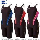 MIZUNO(ミズノ) スイムウェア女性用(レディース)ハーフスーツEXER SUITS(エクサースーツ) 練習用水着 85OP-302【15】【継続】◇