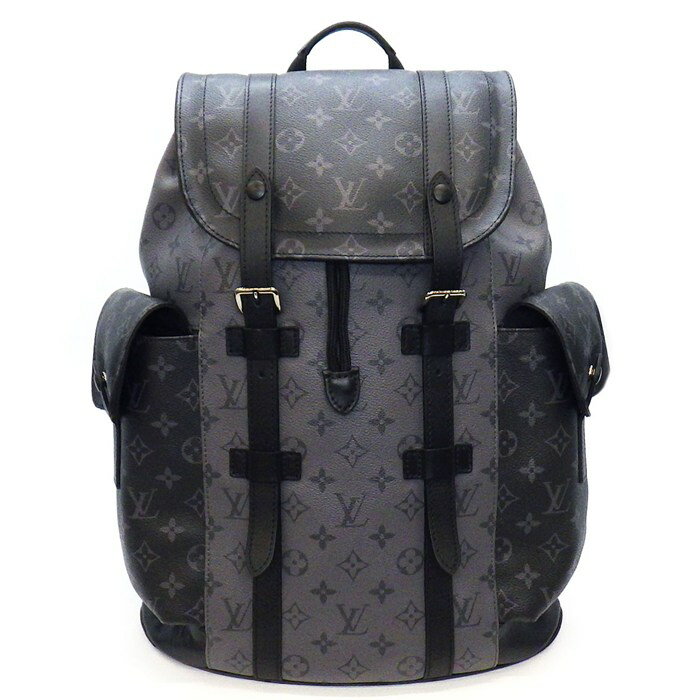 ルイ・ヴィトン Louis Vuitton バックパック クリストファー MM M45419 モノグラム・エクリプス コーティングキャンバス レザー 【中古】