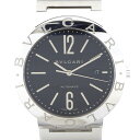 【マラソン期間中P2倍】 ブルガリ BVLGARI 腕時計 ブルガリブルガリ BB42BSS バーインデックス カレンダー ブラック 黒 文字盤 SS 自動巻き 【箱・保付き】 【中古】