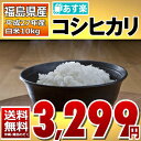 【平成27年】福島県産 白米 コシヒカリ 10kg(5kg×2)【あす楽_土曜営業】【送料無料】