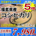 送料無料22年福島県産コシヒカリ玄米30kg※送料無料/沖縄・全ての離島を除く石抜き調整済み玄米でお届け★