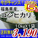 ☆24日までポイント5倍22年福島県産コシヒカリ白米 10kg　※沖縄・全ての離島へお届け不可福島県：『エントリーでポイント5倍』食品も同梱OK♪到着後レビューお願いします