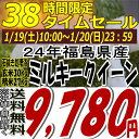 ★38時間限定タイムセール★9,780円！24年福島県産ミルキークイーン玄米30kg※送料無料/沖縄・全ての離島を除く