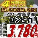 ★4時間限定タイムセール★3,780円！24年福島県産コシヒカリ白米10kg(5kg×2)(沖縄・全ての離島へお届け不可)24年産出荷スタートです★