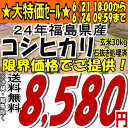 ★64時間限定タイムセール★8,580円！24年福島県産コシヒカリ玄米30kg※送料無料/沖縄・全ての離島を除く24年産出荷スタートです★