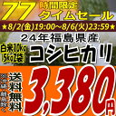 ★77時間限定タイムセール★3,380円！【送料無料】24年福島県産コシヒカリ白米10kg(5kg×2)(沖縄・全ての離島へお届け不可)【白米5キロ×2袋】【tohoku】【がんばろう福島】【こしひかり】【米】