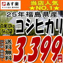 《平日セール》【あす楽対応】【送料無料】25年福島県産コシヒカリ白米10kg(5kg×2)【白米5キロ×2袋】【tohoku】【がんばろう福島】【こしひかり】【米】【コメ】