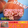 福島県産の桃「あかつき」《大玉》秀品6玉入（約1.8kg）【送料無料】（沖縄・一部離島不可）※2日かかる地域はクール代がかかります【他の商品の同梱不可】