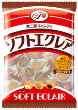 【不二家】 ソフトエクレア　90g【RCPsuper1206】バニラ、チョコ、コーヒー3種ミックス♪