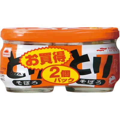 あけぼの　とりそぼろ 60g×2びんパック