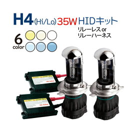 【送料無料（一部地域除く）】HIDキット35W (Hi/Low) スライド式 HIDフルキット h4 hidキット/hid h4 ヘッドライト <strong>ハイエース</strong> アルファード N-BOX フィット タント ミラ クラウン ワゴンR ハイラックスサーフ　 リレーレス リレーハーネス 選択　12V