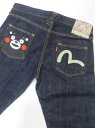 エビスドンナ 女性用 EVISU エヴィス ジーンズ 熊本ガンバレ! くまモン×エビスコラボ カモメ刺繍 ワンウォッシュ 細めのストレート 日本製 DGD1977KM 限定生産 送料無料,evisu 恵比寿 戒 かもめ デニム アメカジ B系 【あす楽】ポイント プレゼント 人気 おすすめ