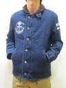 桃太郎ジーンズ【1,000円引きクーポン発行中】MOMOTARO JEANS 03027 12オンス デニム M-1 デッキジャケット 裏ボア付き 日本製 限定生産 サムライジーンズ【送料無料】【楽天BOX受取対象商品】メンズ【あす楽】通販 ポイント プレゼント