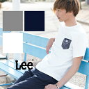 【Lee リー】バンダナ柄ポケットS/S Tシャツ LT2183 /胸ポケット/ポケT/ペイズリー/Tシャツ/クルーネック/半袖/メンズ/
