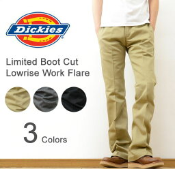 Dickies（ディッキーズ） Lowrise Work Flare ローライズ ワークフレア <strong>ブーツカット</strong> ワークパンツ メンズ チノパンツ 作業着 ゴルフ 東北 限定 店舗 別注 モデル 【171M40M101】【旧UM2874】