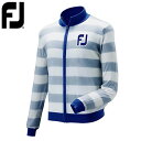 【ゴルフウエア】【セーター】FOOTJOY フットジョイ 2016春夏 メンズ フルジップセーター フロストグレー/ホワイト #85324