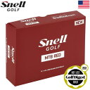 スネルゴルフ 2018 MTB RED 4ピース・ウレタンカバーボール 1ダース USA直輸入品 USGA