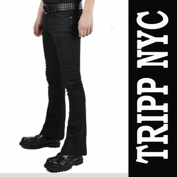 TRIPP NYC(トリップニューヨーク)ブーツカット ジーンズ ブラック ロックフィット…...:jellybeans-select:10004157