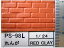 【1/24 G】PS-98L粗目レンガ (rough brick)(サイズ175mm x 600mm)